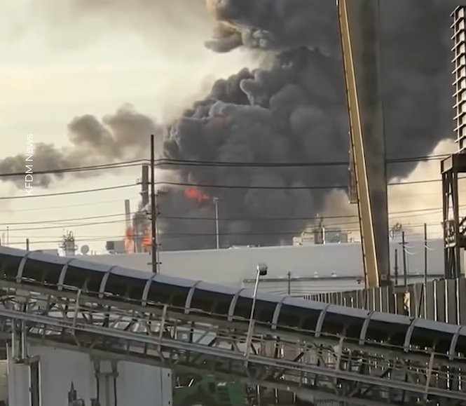 Ledakan Dahsyat Guncang Kilang Minyak Raksasa Valero di Texas Amerika Serikat