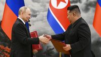 Putin Kirim Ucapan Selamat ke Kim Jong Un, Sinyal Penguatan Aliansi Strategis Rusia-Korut