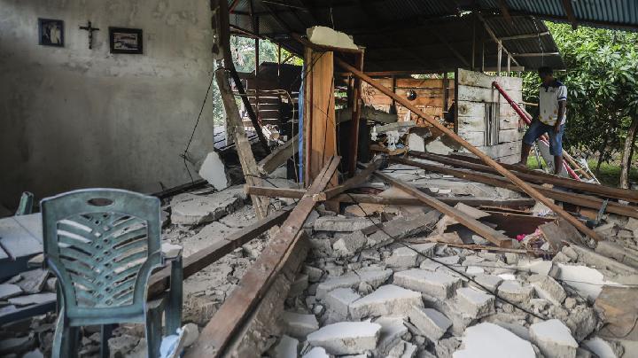 Dampak Gempa Maluku Utara M 7.6: 282 Rumah dan Fasilitas Ibadah di Ternate Rusak