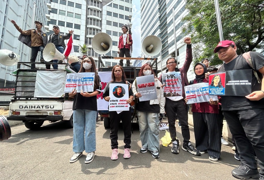 Keluarga Mendiang Wartawan Korban Pembunuhan Suarakan Keadilan untuk Andrie Yunus