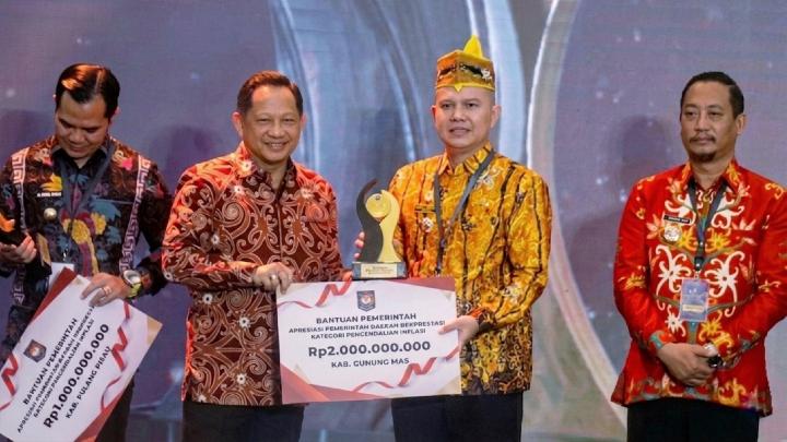 Gunung Mas Raih Apresiasi Kemendagri: Sukses Kendalikan Inflasi di Kalimantan