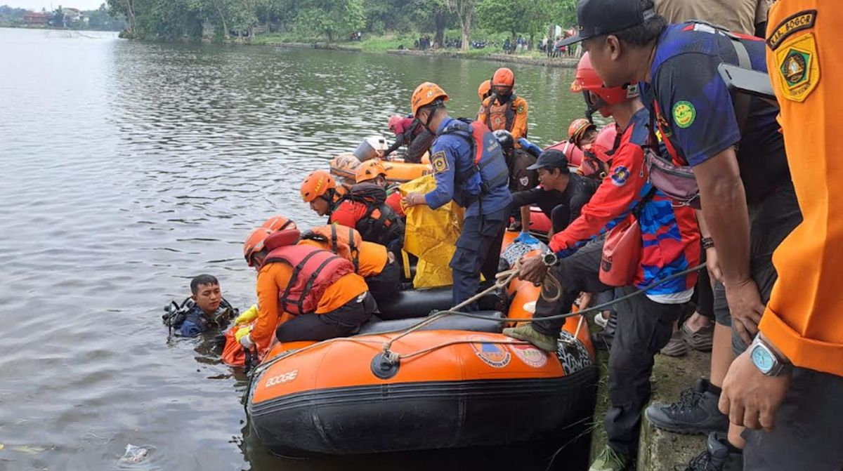 Pria Asal Citeureup Tewas Tenggelam di Situ Cikaret Cibinong, Jenazah Dievakuasi Tim SAR
