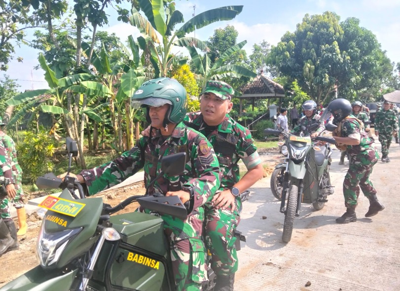 Danrem Warastratama Tinjau Proyek Jalan di Sragen, Perkuat Sinergi TNI-Masyarakat