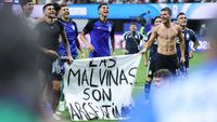 Spanduk Malvinas Argentina di Piala Dunia 2026 Panaskan Kembali Rivalitas UK