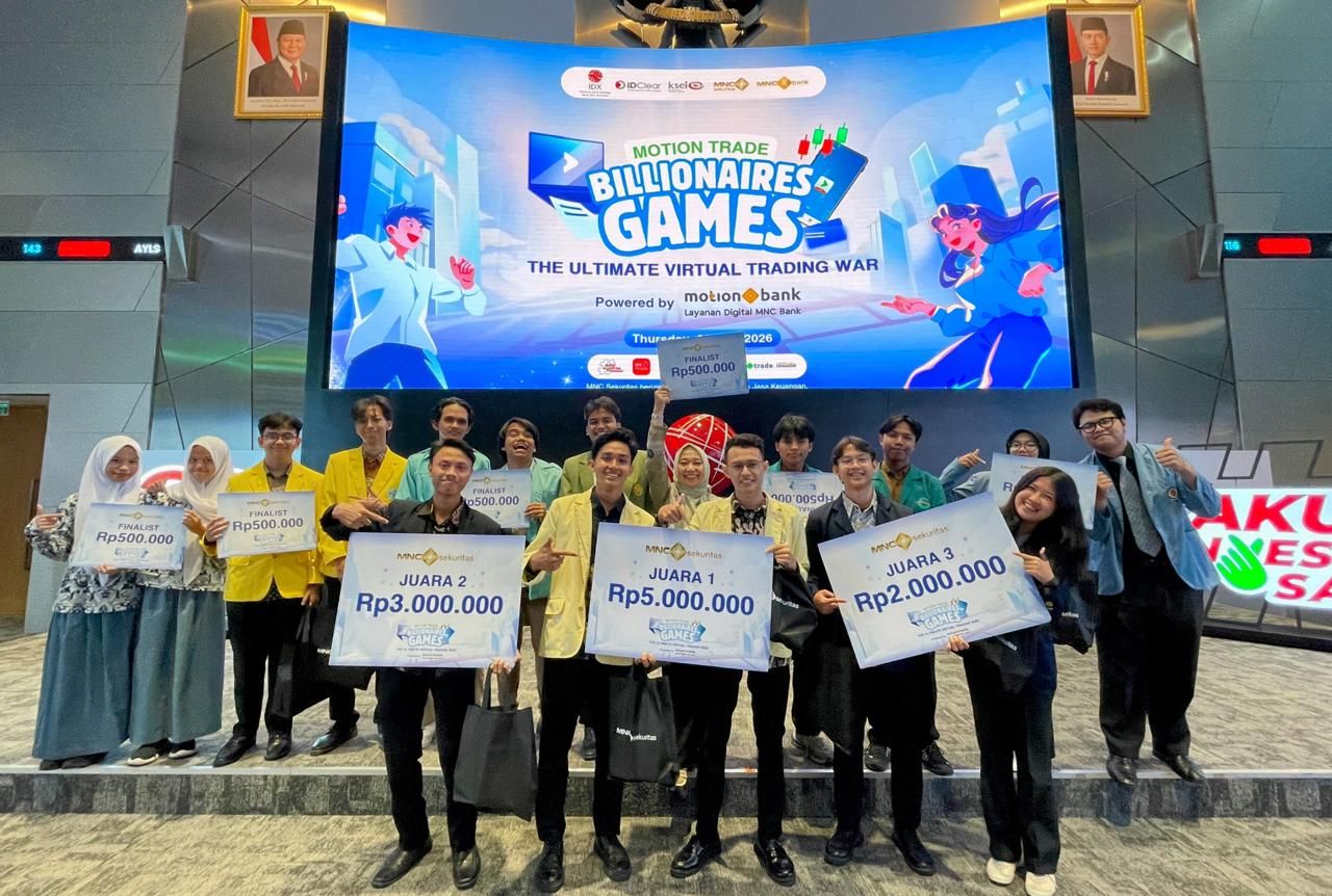 MotionTrade Billionaires Games 2026 Sukses Digelar, MNC Sekuritas Dorong Inklusi Investor Muda