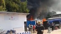 Api Melalap Bedeng Logistik Proyek Dekat RS PIK, Korsleting Listrik Jadi Sorotan Utama